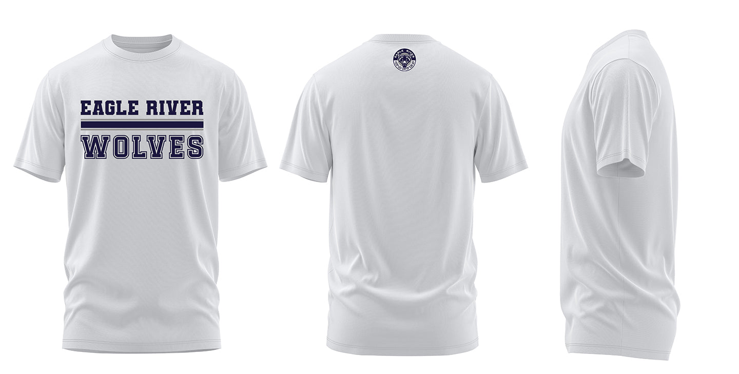 ERHS Short Sleeve White Tee