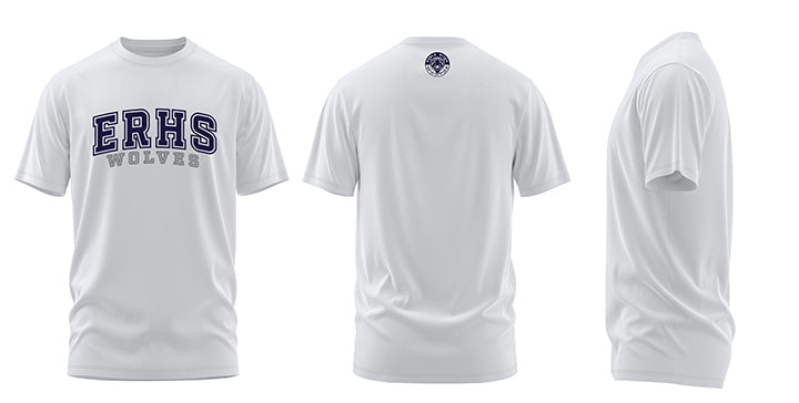 ERHS Short Sleeve White Tee