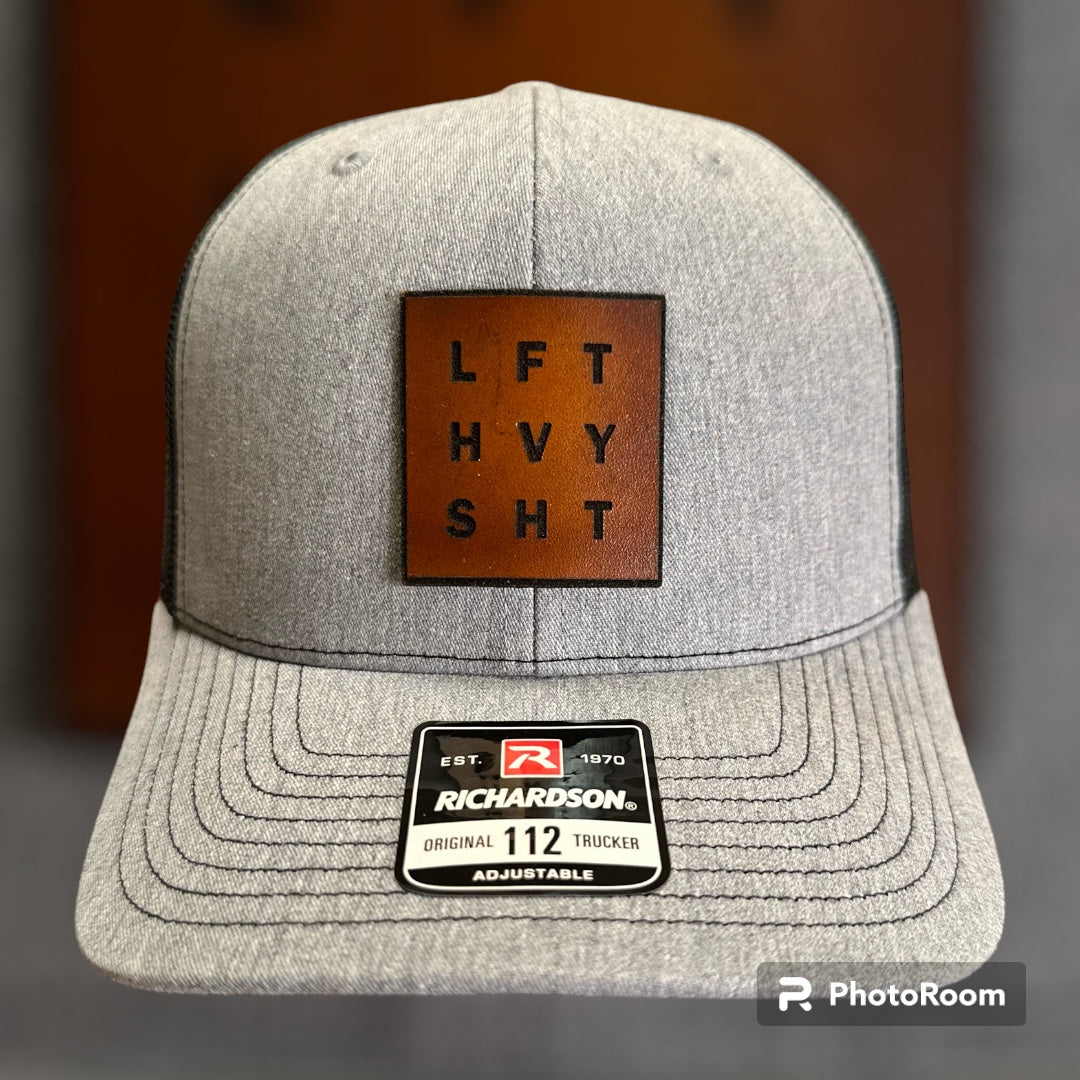 LFT HVY SHT Leather Patch Trucker