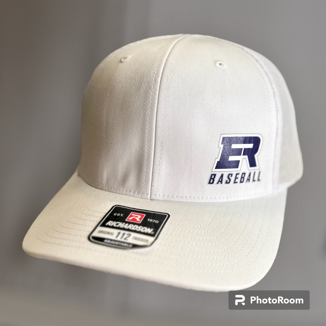 ER Baseball Logo, Richardson 112 Wht/Wht